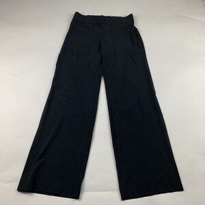 Athleta Black Chelsea High Rise Wide Leg Pant 4